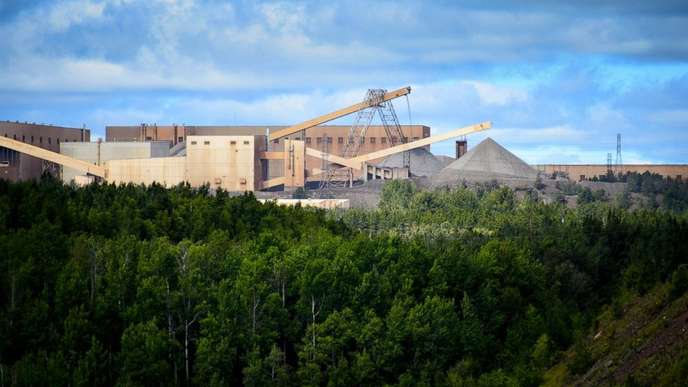 FILE - In this Aug. 26, 2014 file photo, the Minntac taconite mine plant in Mountain Iron, Minn. is pictured. The Minnesota Court of Appeals on Monday, Dec. 9, 2019 reversed a decision by state regulators to renew a wastewater permit for U.S. Steel's