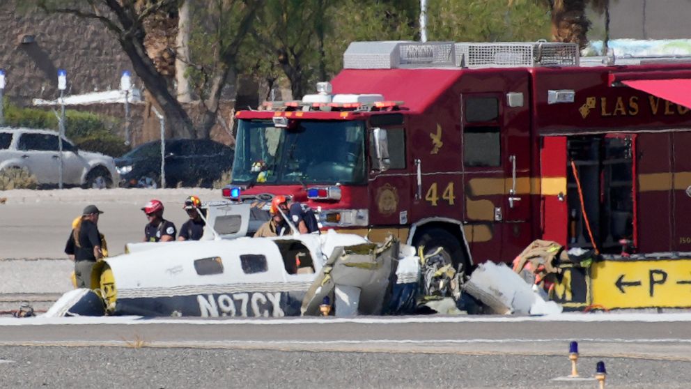 4 dead after small planes collide at North Las Vegas Airport – ABC News