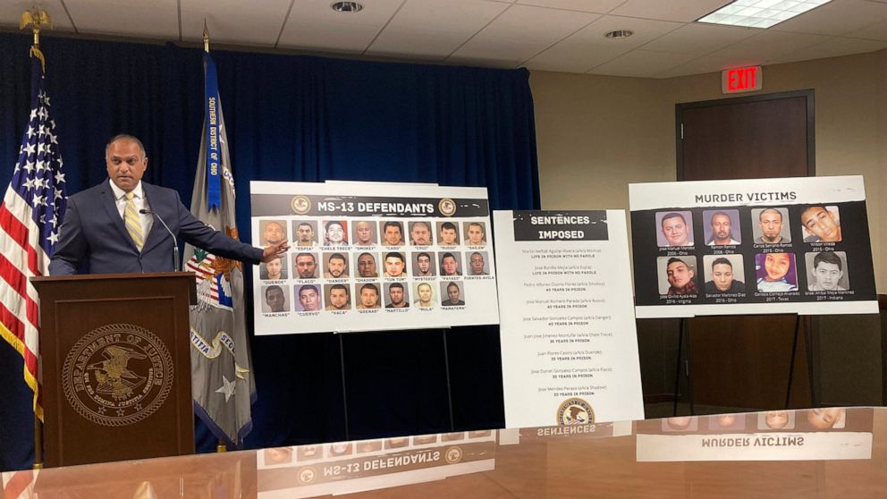  Feds outline prosecution of MS-13 gang killings in Ohio