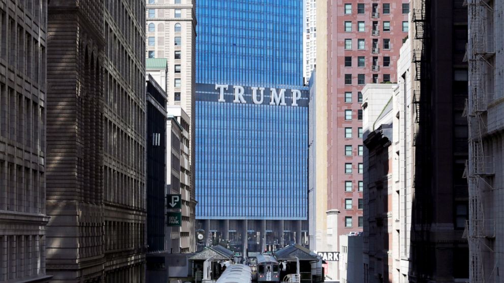 FILE - The Trump International Hotel and Tower is seen looking north on Wabash Ave. in Chicago's famed Loop, on Sept. 17, 2014. A Manhattan judge said Thursday, Nov. 3, 2022, that he will appoint an independent monitor for former President Donald Tru