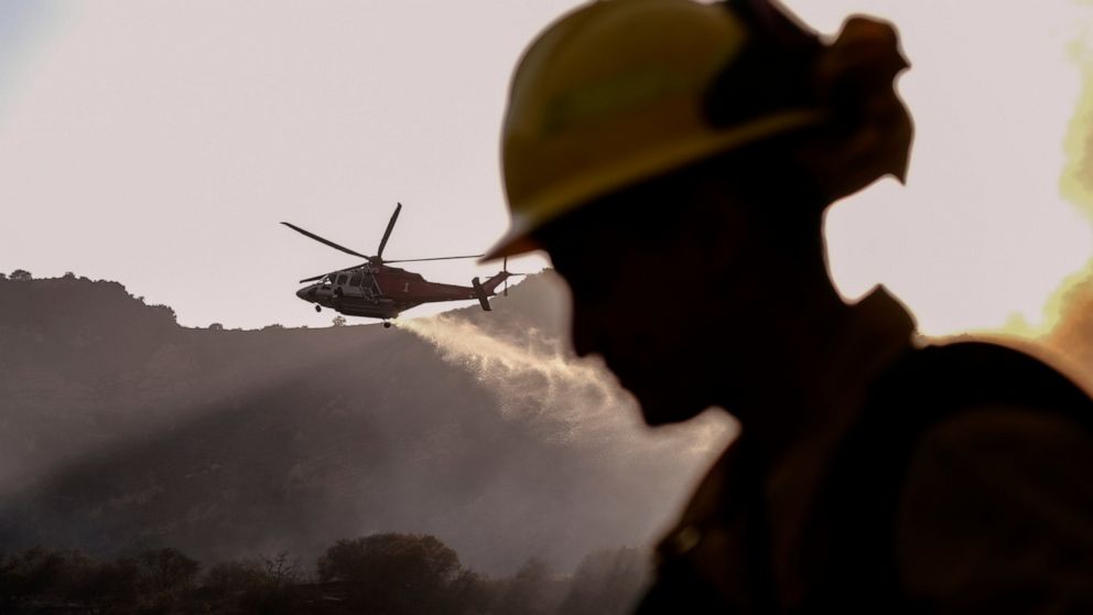  Crews battle Los Angeles wildfire that forced evacuations