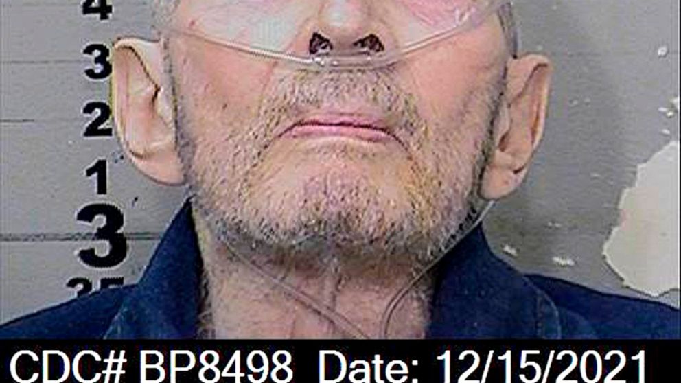 This Wednesday, Dec. 15, 2021 photo, released by the California Department of Corrections and Rehabilitation, shows Robert Durst, the eccentric New York real estate, who was sentenced in October, 2021 to life in prison without chance of parole for th