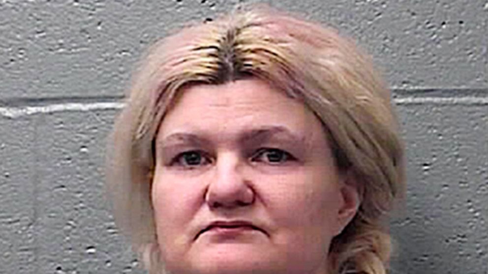 This photo provided by the St. Francois County Sheriff's Department in Farmington, Mo., shows Malissa Ancona, Ancona has admitted fatally shooting her husband, an imperial wizard in the Ku Klux Klan. The St. Louis Post-Dispatch reports that Ancona pl