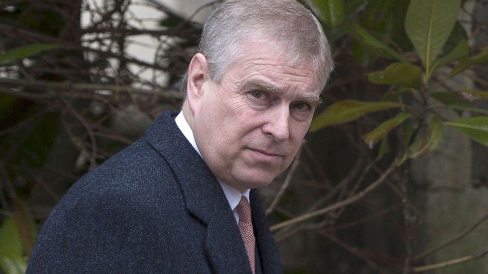 Britain's Prince Andrew is seen in this April 5, 2015 photo in London. A tentative settlement has been reached in a lawsuit accusing Prince Andrew of sexually abusing Virginia Giuffre when she was 17 years old, according to a court filing in Manhatta
