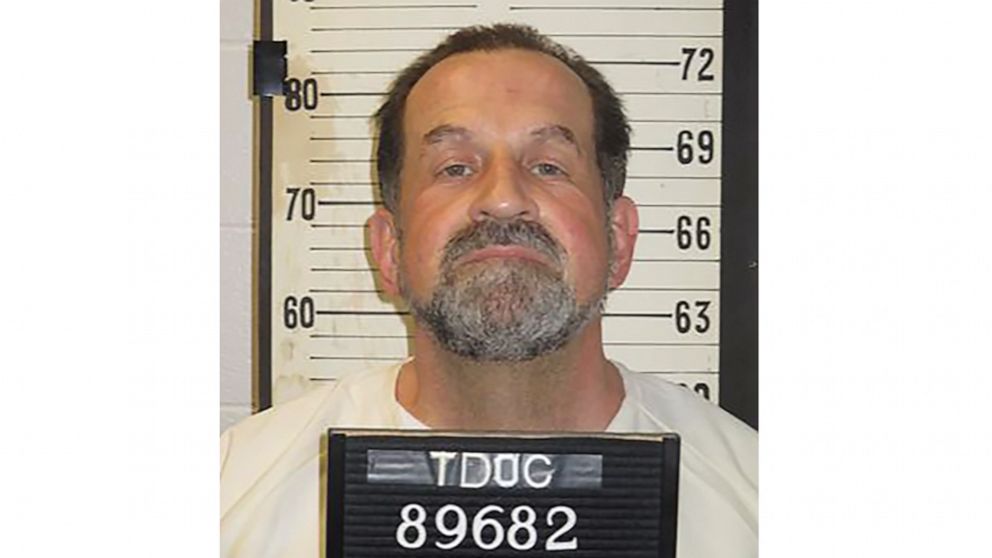 FILE - This photo provided by Tennessee Department of Correction shows death row inmate Nicholas Sutton. According to the Tennessee Department of Correction, Sutton is scheduled to be executed Thursday, Feb. 20 for killing a fellow inmate. (Tennessee