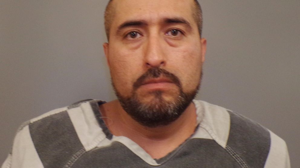 This booking photo released by the Tallapoosa County Sheriff's Department shows José Paulino Pascual-Reyes at the jail in Dadeville, Ala., on Monday, Aug. 1, 2022. The man is charged with kidnapping in the alleged abduction of a 12-year-old who was h