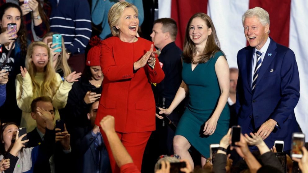 Hillary Clinton, Chelsea Clinton, Bill Clinton
