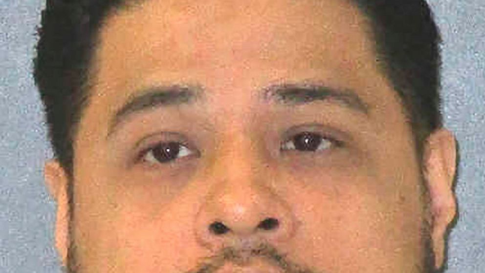 This undated photo provided by the Texas Department of Criminal Justice shows Texas death row inmate Mark Soliz. Soliz is scheduled to receive a lethal injection Tuesday, Sept. 10, 2019, for the 2010 slaying of Nancy Weatherly during a robbery at her