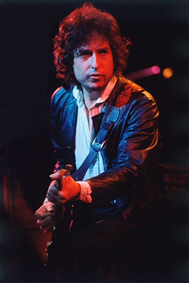 PHOTO: Bob Dylan during his Slow Train Coming tour at Warfield Theatre in San Francisco, Calif., in November 1979.