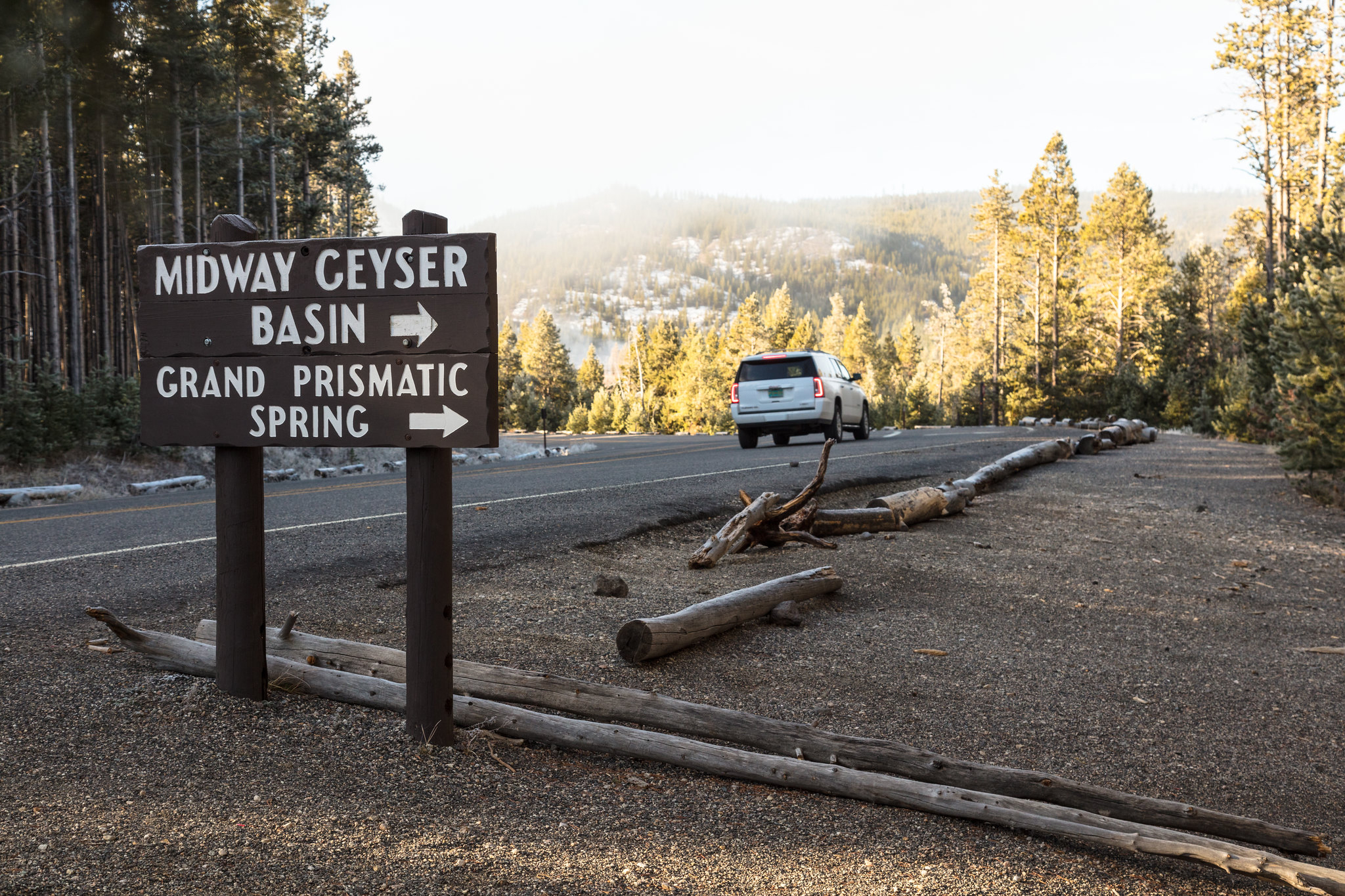 PHOTO: The unnamed 3-year-old took off running from the trail near the Fountain Freight Road close to the Midway Geyser Basin before slipping and falling into the small thermal feature on Oct. 9 at approximately 11:39 a.m. 
