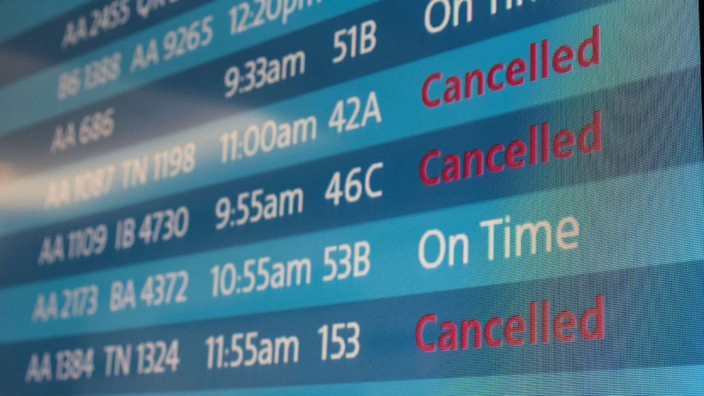 VIDEO: Airlines cancel over 2,000 flights