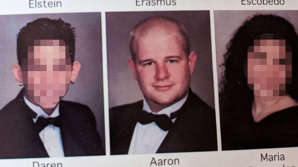 PHOTO: Aaron Feis is pictured in this 1999 yearbook from Marjory Stoneman Douglas High School.
