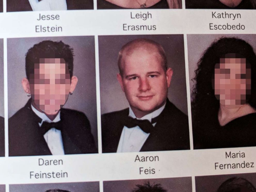 PHOTO: Aaron Feis is pictured in this 1999 yearbook from Marjory Stoneman Douglas High School.