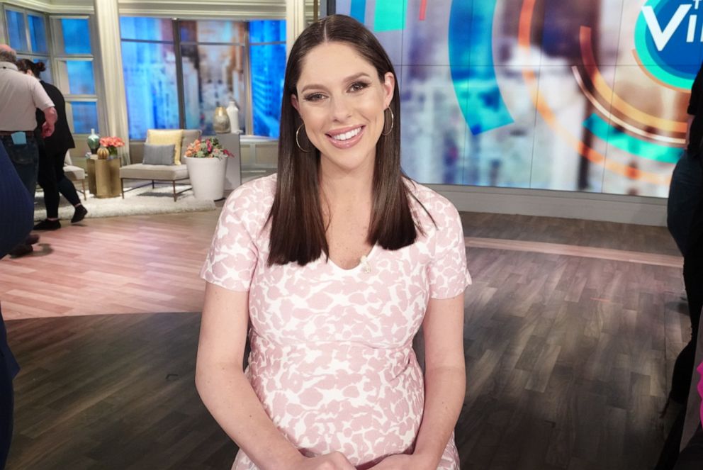 PHOTO: Abby Huntsman celebrates her 33 birthday with "The View" on May 1, 2019.