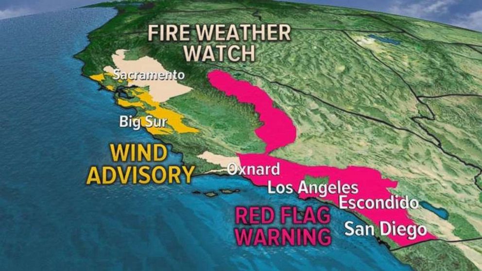 Advisories are in effect across California on Friday.