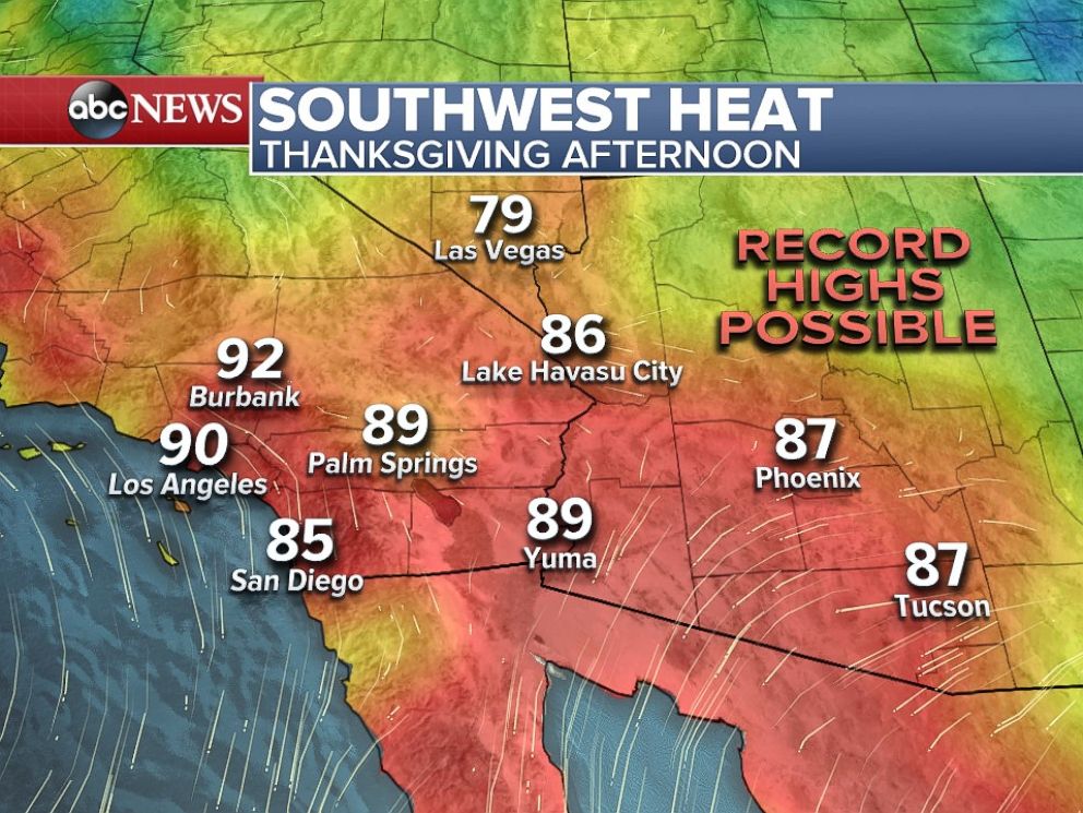 Heat is gripping much of the Southwest United States.