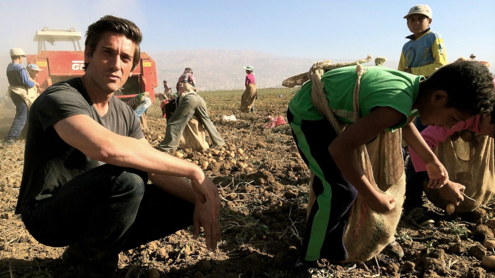 David Muir traveled to Lebanon's border with Syria