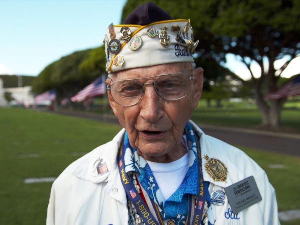 Stuart Hedley signed autograph WW II Pearl Harbor Survivor LOOK! 