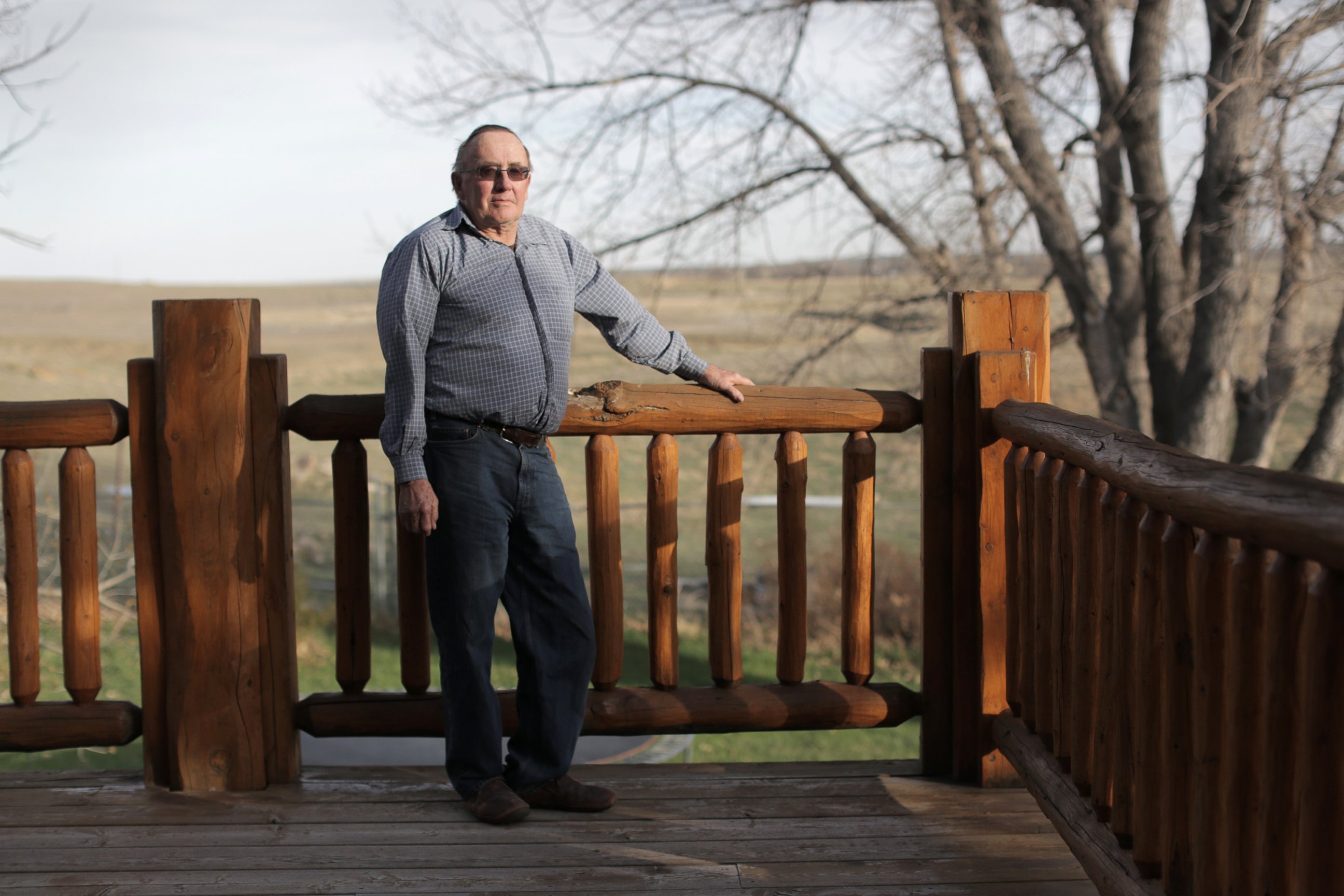 PHOTO: L.J. Turner’s family has had their ranch in Gillette for nearly a century. He is one of the few vocal critics in the area who take issue with the impact that coal mining has on the local environment.