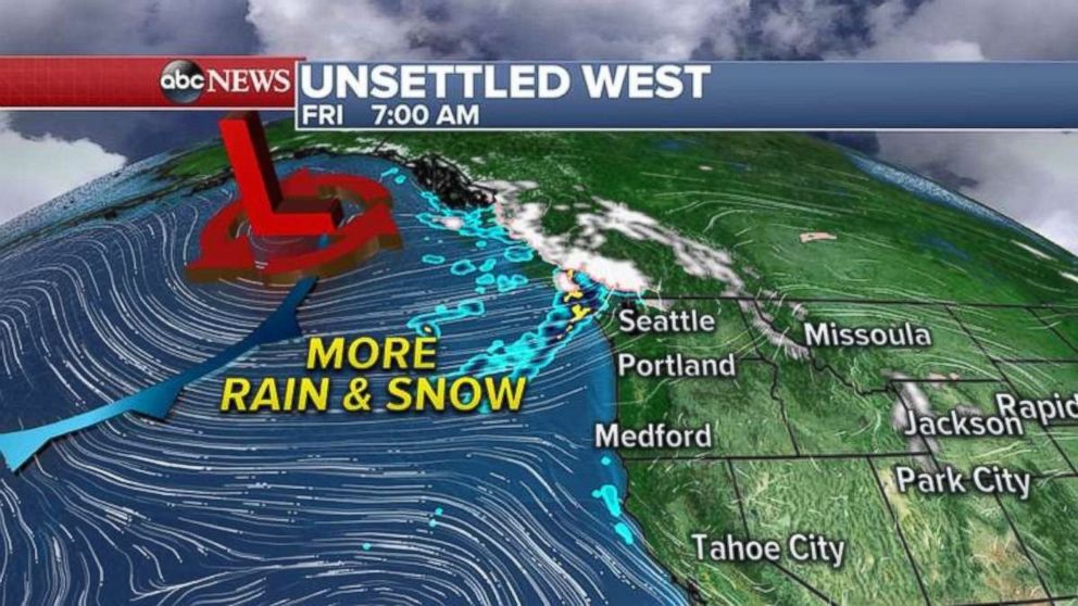 Rain and snow are already falling ahead of a storm system set to hit the Northwest.