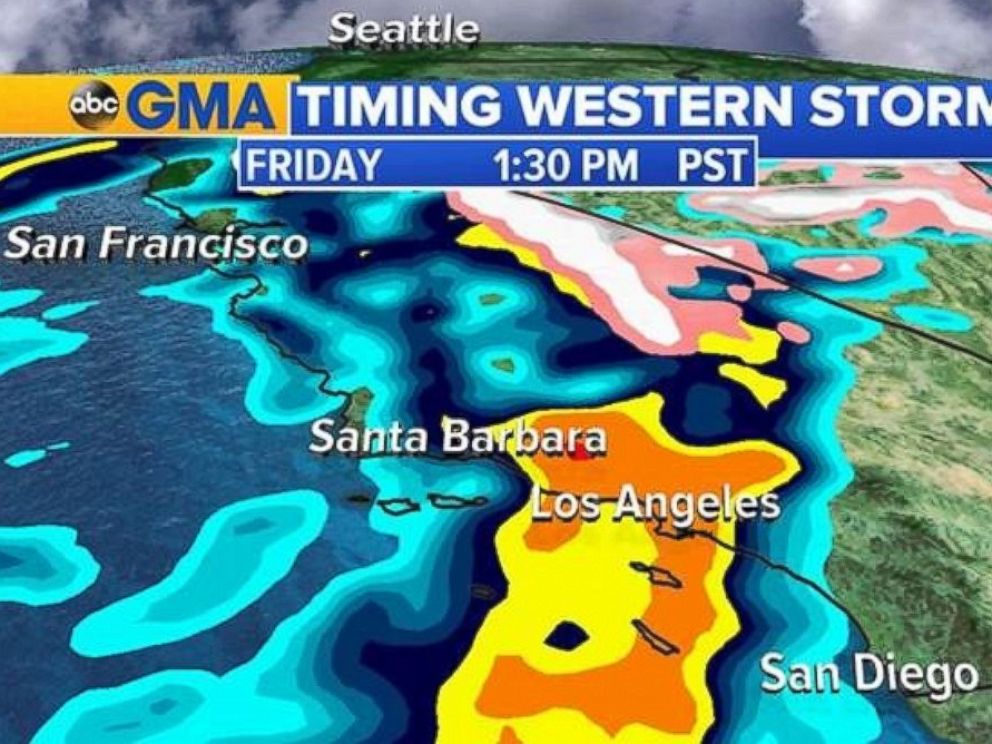 PHOTO: Los Angeles will see the heaviest rainfall starting Friday afternoon.