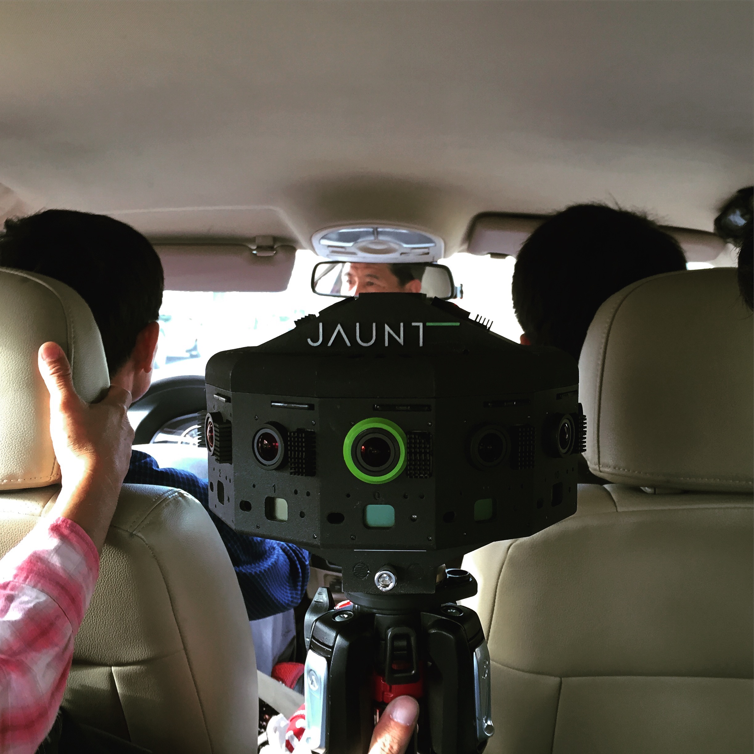 PHOTO: Jaunt's 360 degree camera takes a taxi ride in Pyongyang, North Korea.