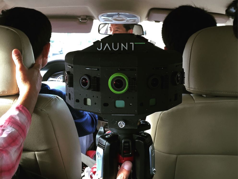 PHOTO: Jaunts 360 degree camera takes a taxi ride in Pyongyang, North Korea.