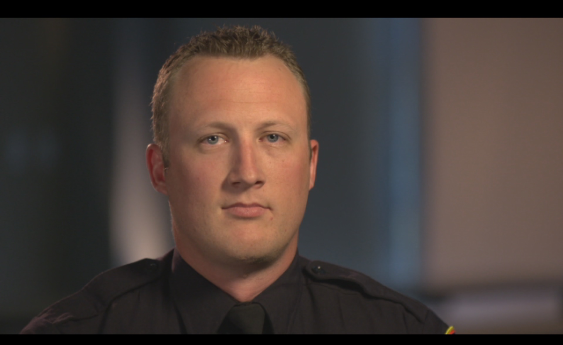 Officer Andy Adams with the Santa Rosa Police Department is seen here during an interview with "Nightline."