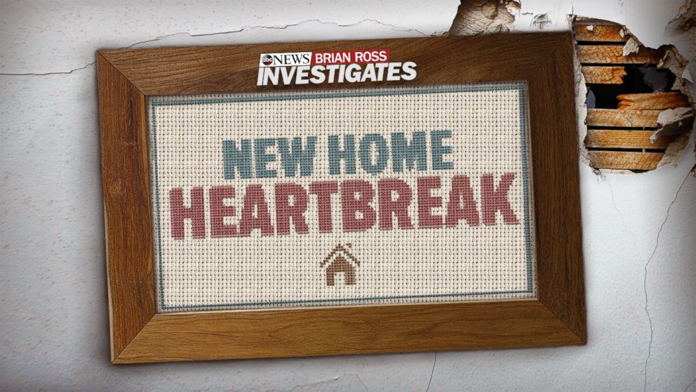 PHOTO: New Home Heartbreak, an investigation by the ABC News Brian Ross Investigative Unit and "Nightline."