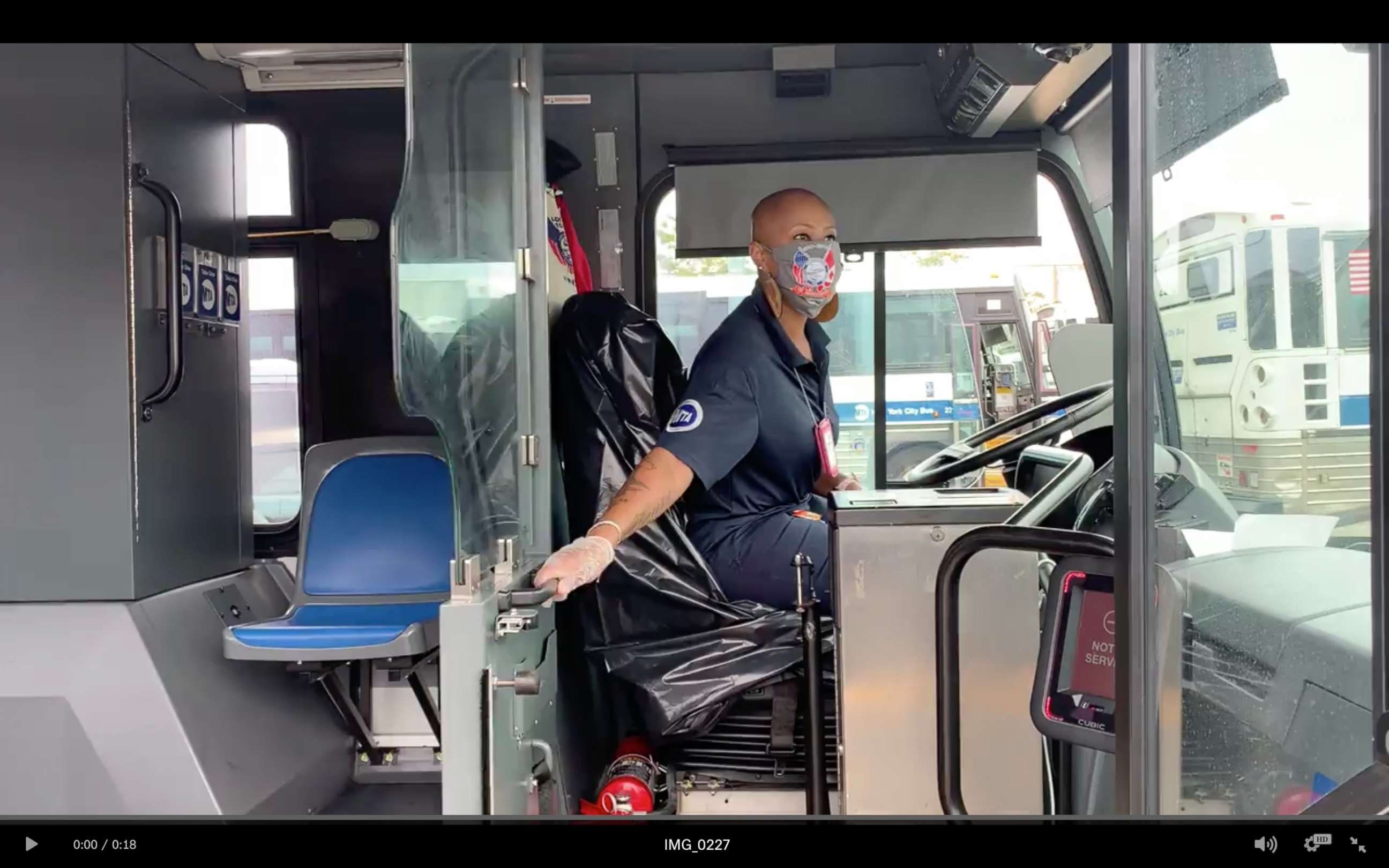 PHOTO: Mia House has been a bus driver for the New York City Transit Authority for 11 years.