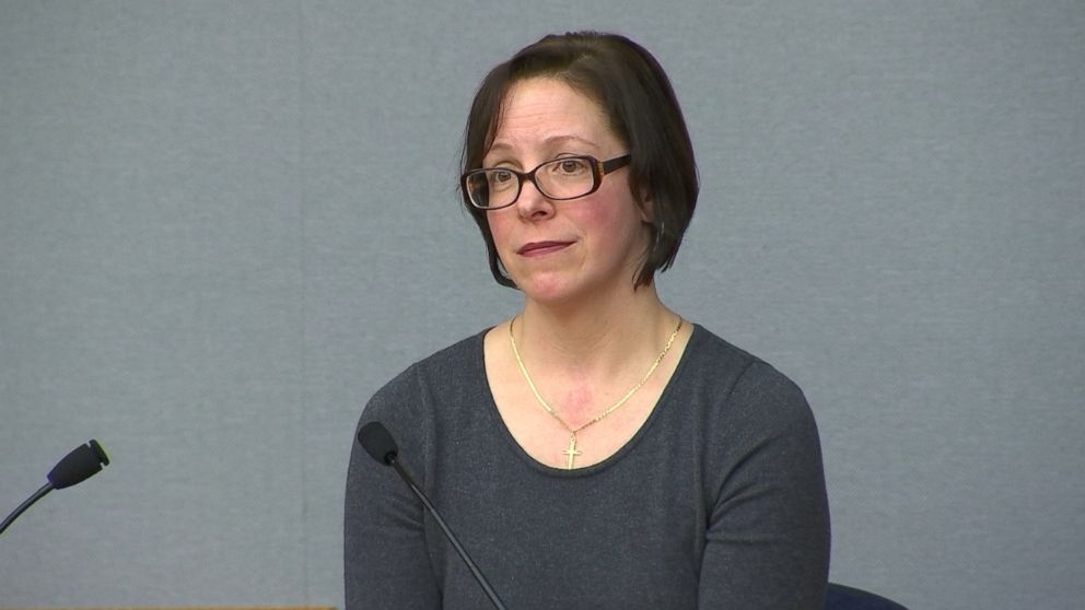 Matt Leili's ex-wife Joanne Lucie is shown here testifying at his murder trial.