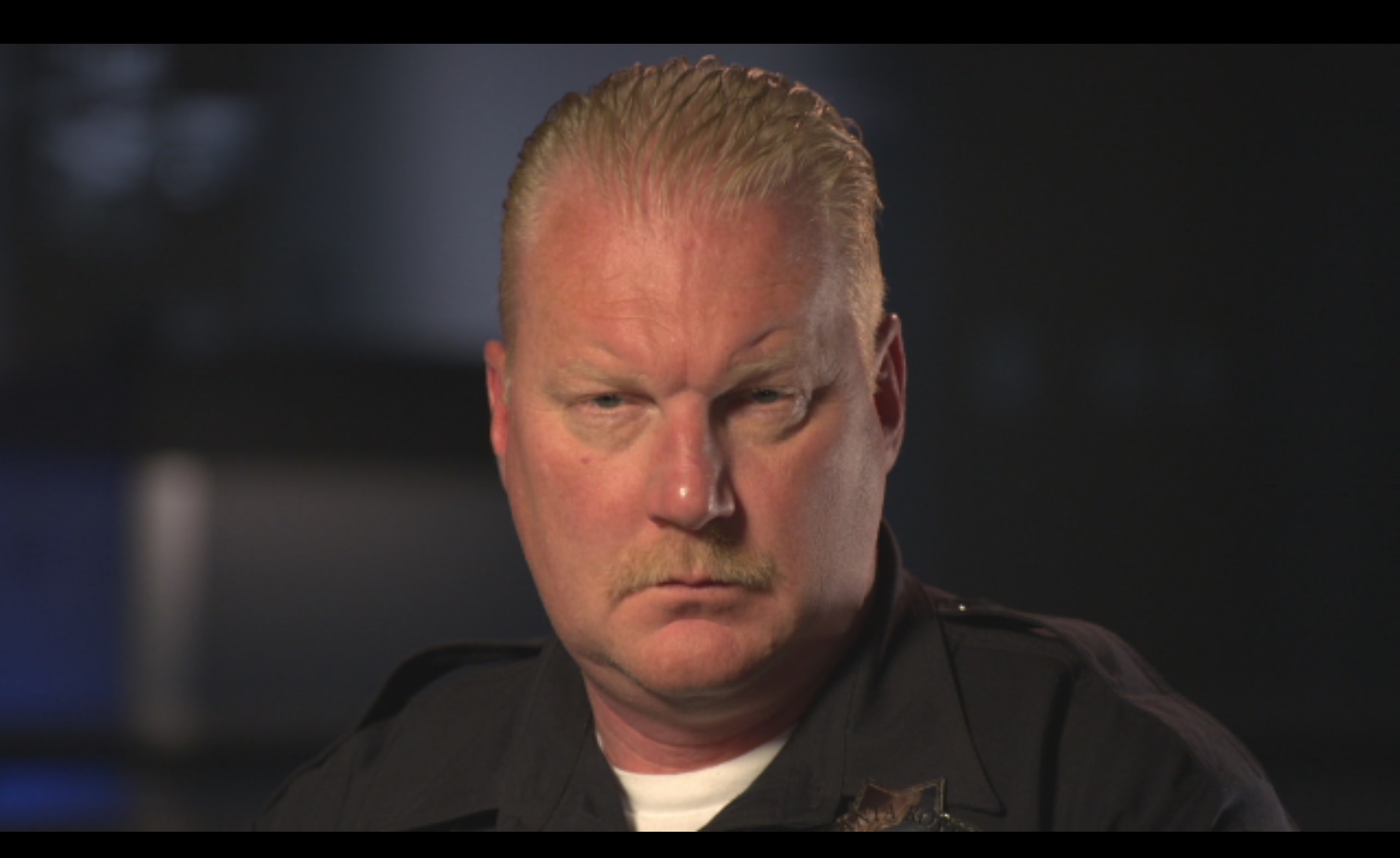 Officer Dave Pedersen with the Santa Rosa Police Department is seen here during an interview with "Nightline." 