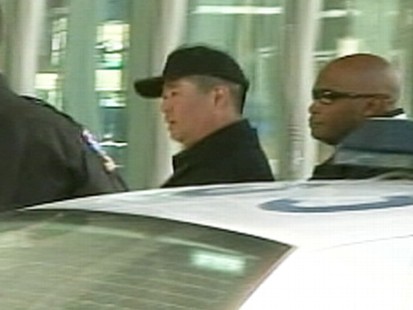 VIDEO: James Lee was arrested after Discovery Channel protest. (No audio)