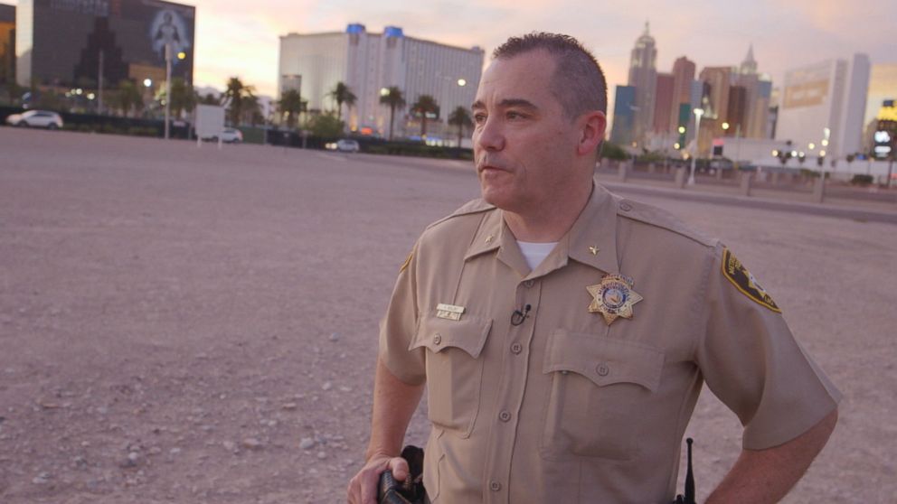 Deputy Chief Andrew Walsh of the Las Vegas Metropolitan Police Department told "Nightline" that Paddock was just one man in a sea of thousands of hotel guests.