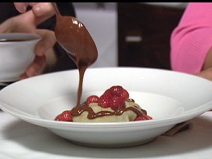 Crepes with Strawberries Chocolate