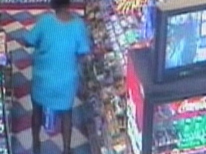 VIDEO: Theif hides beer in dress