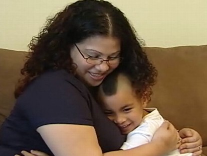 VIDEO: A Facebook posting about missing kids reunites Lorena Perez with her son.