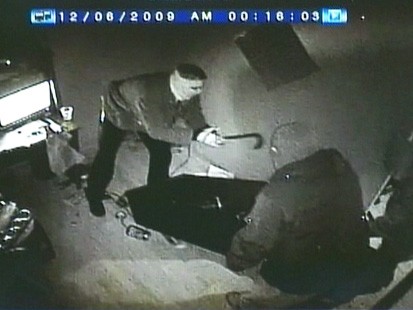 VIDEO: Surveillance video shows three masked men stealing medical marijuana.