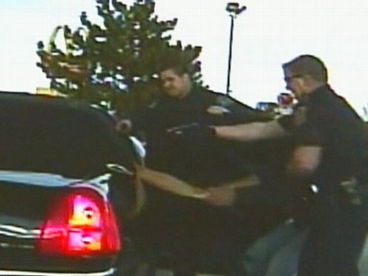 VIDEO: Dash-camera video shows police in pursuit of limo-stealing thief.