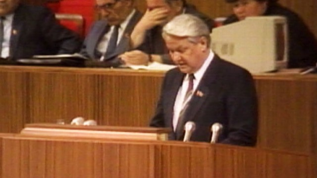 July 12, 1990: Yeltsin Leaves Communist Party Video - ABC News