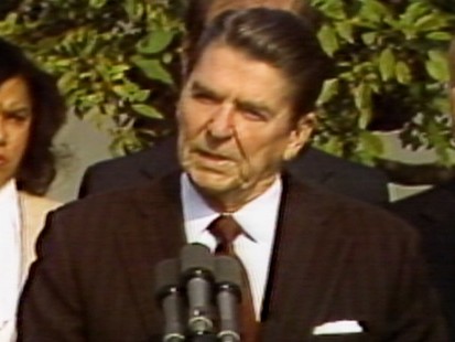 VIDEO: President Reagan Approves MLK Day
