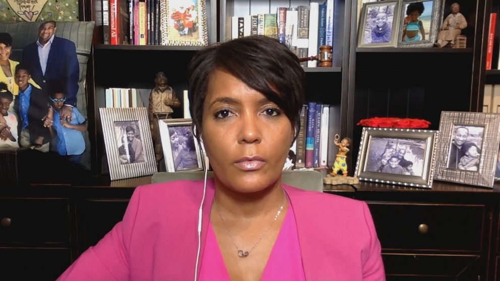 PHOTO: Atlanta Mayor Keisha Lance Bottoms is seen here during a roundtable conversation with ABC News.