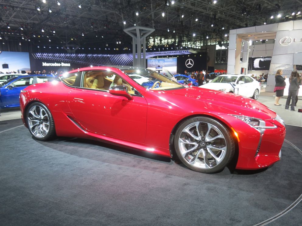 PHOTO: The 2018 Lexus LC 500 boasts a 5.0-liter V8 engine. It's expected to hit dealers in late 2017.
