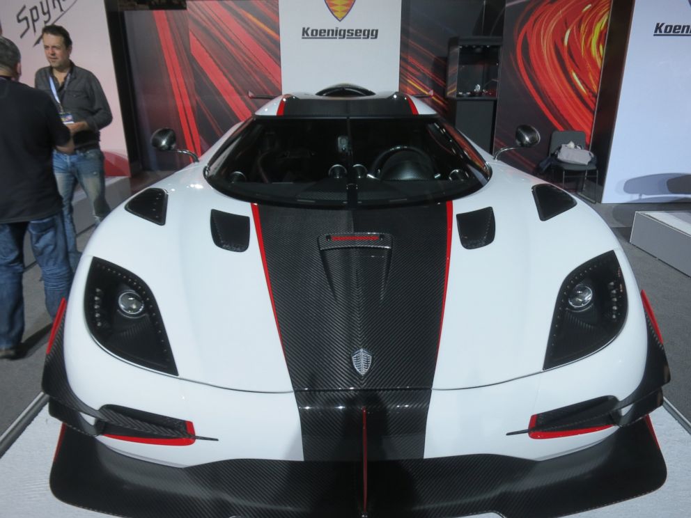 PHOTO: Sweden's Koenigsegg Automotive AB's One:1 is named for its power-to-weight ratio, with 1 Megawatt or 1,360hp to match its 1,360kg curb weight -- a world first for a production car.