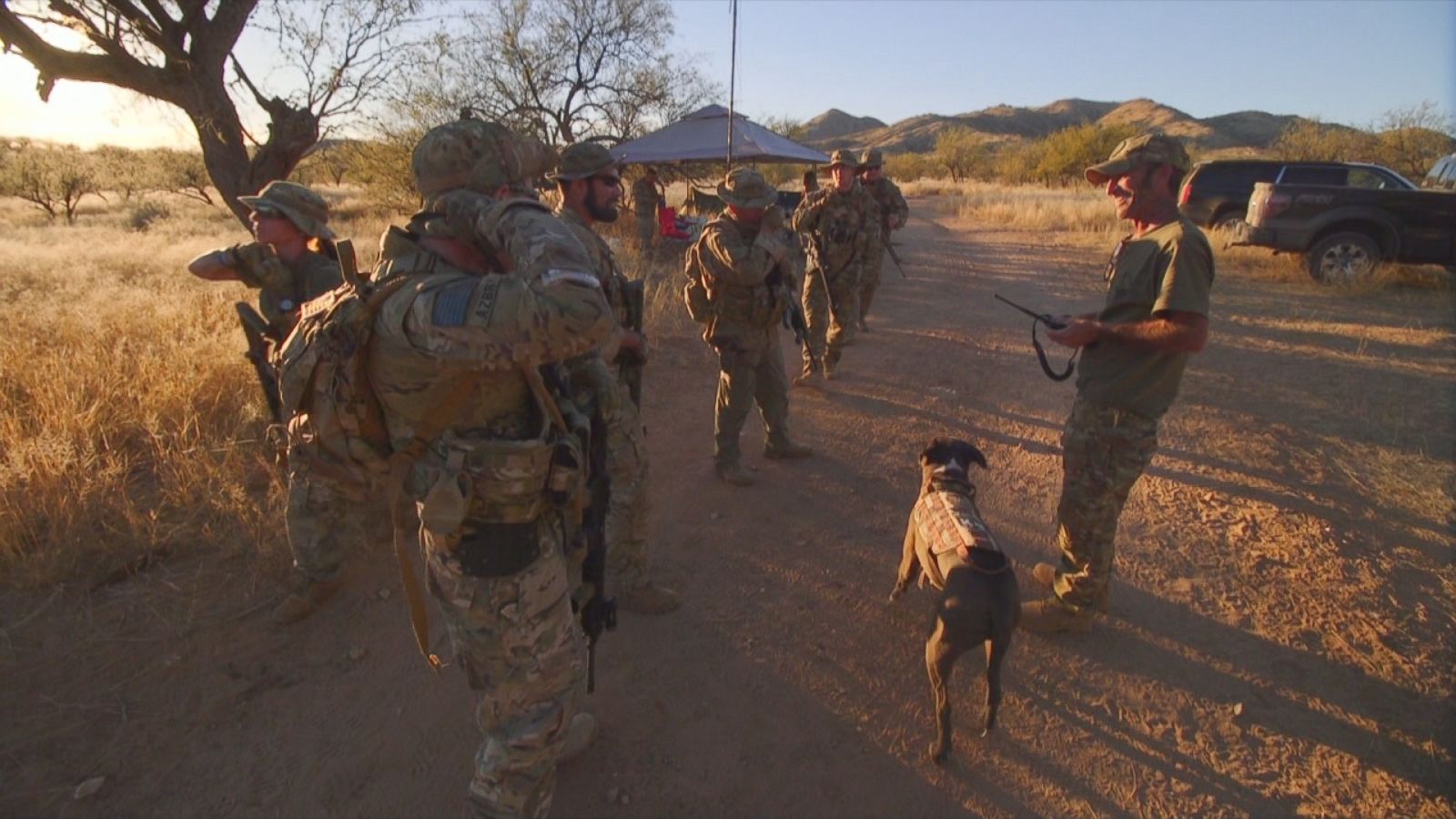 Out On Patrol With Armed Vigilantes On Us Mexico Border Good Morning