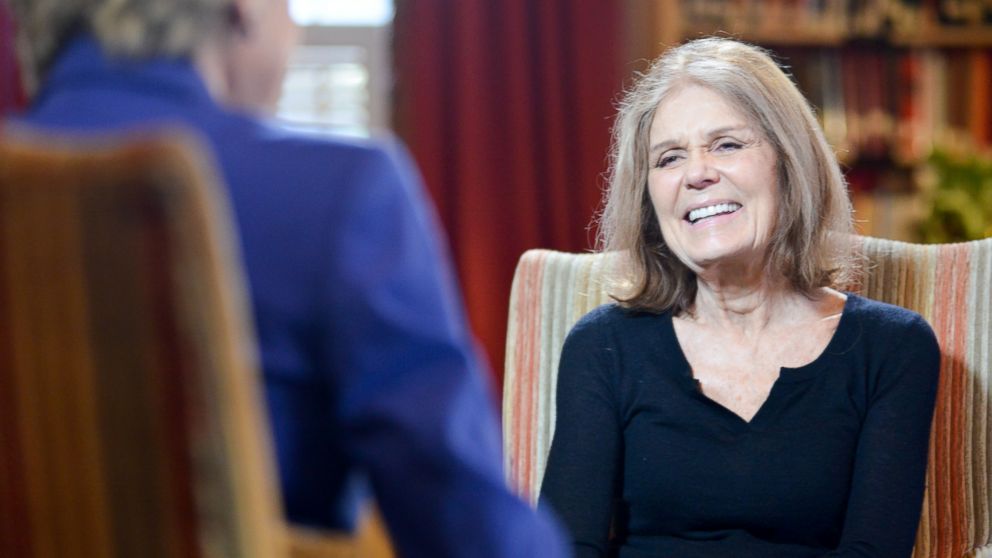 Cokie Roberts interviews Gloria Steinem for "This Week" at the University Club in Washington, Oct. 29, 2015