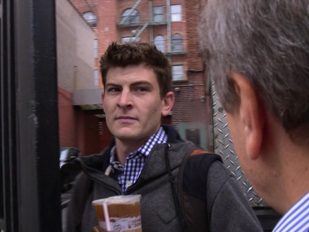 PHOTO: Corey Rossmann declined to answer questions from ABC News Chief Investigative Correspondent Brian Ross.