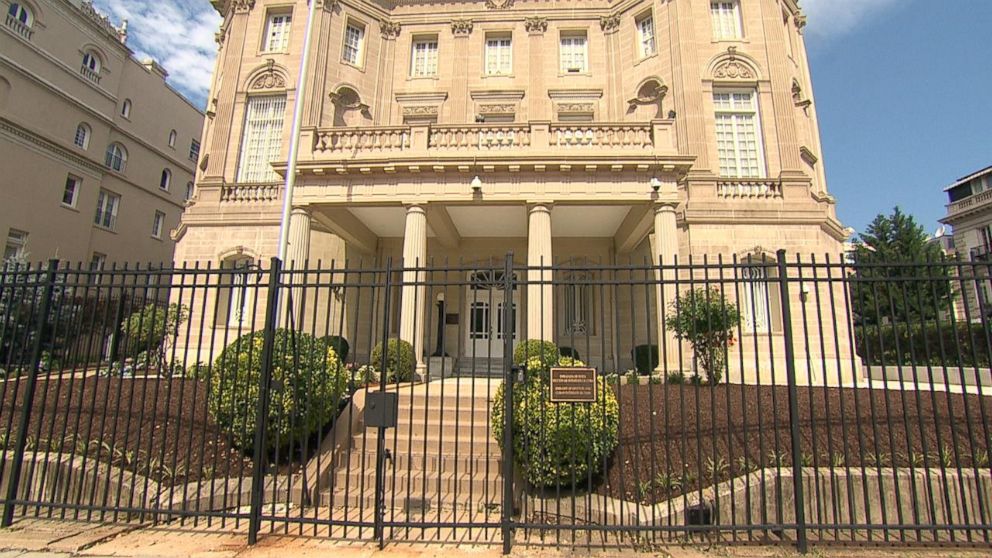 PHOTO: The Cuban Interest Section will soon become the Cuban Embassy after more than 50 years. Earlier this month the Cubans put a flag pole up in preparation for the reopening.