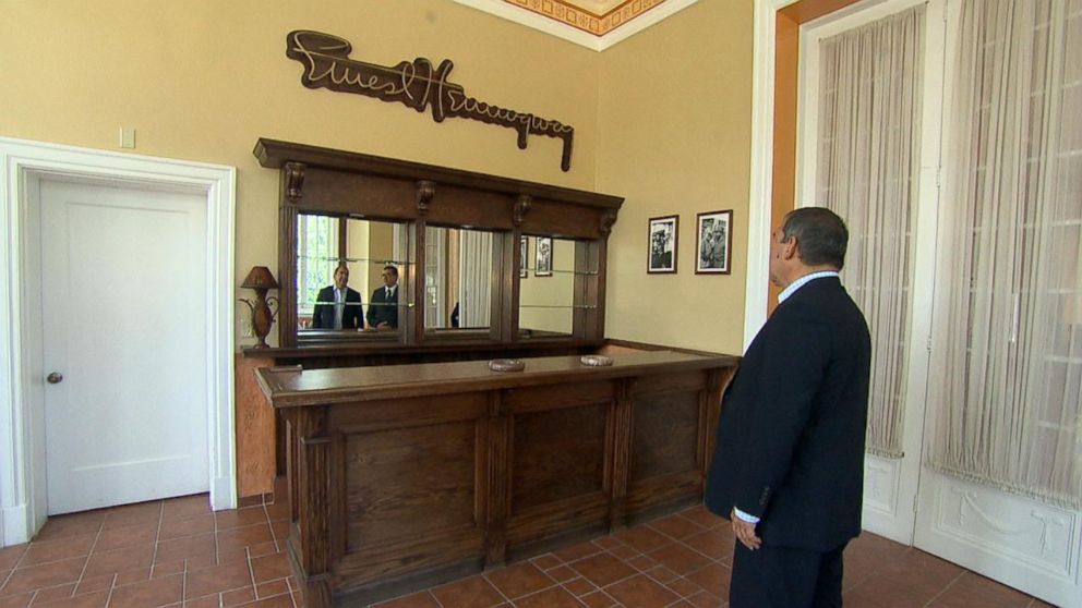 PHOTO: Inside the Embassy, they have a bar called "Hemingway bar" as a tribute to American writer Earnest Hemingway.