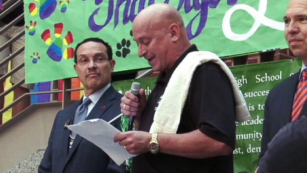 Wilson High School Principal Pete Cahall came out as gay during an LGBT celebration at the school June 4, 2014.